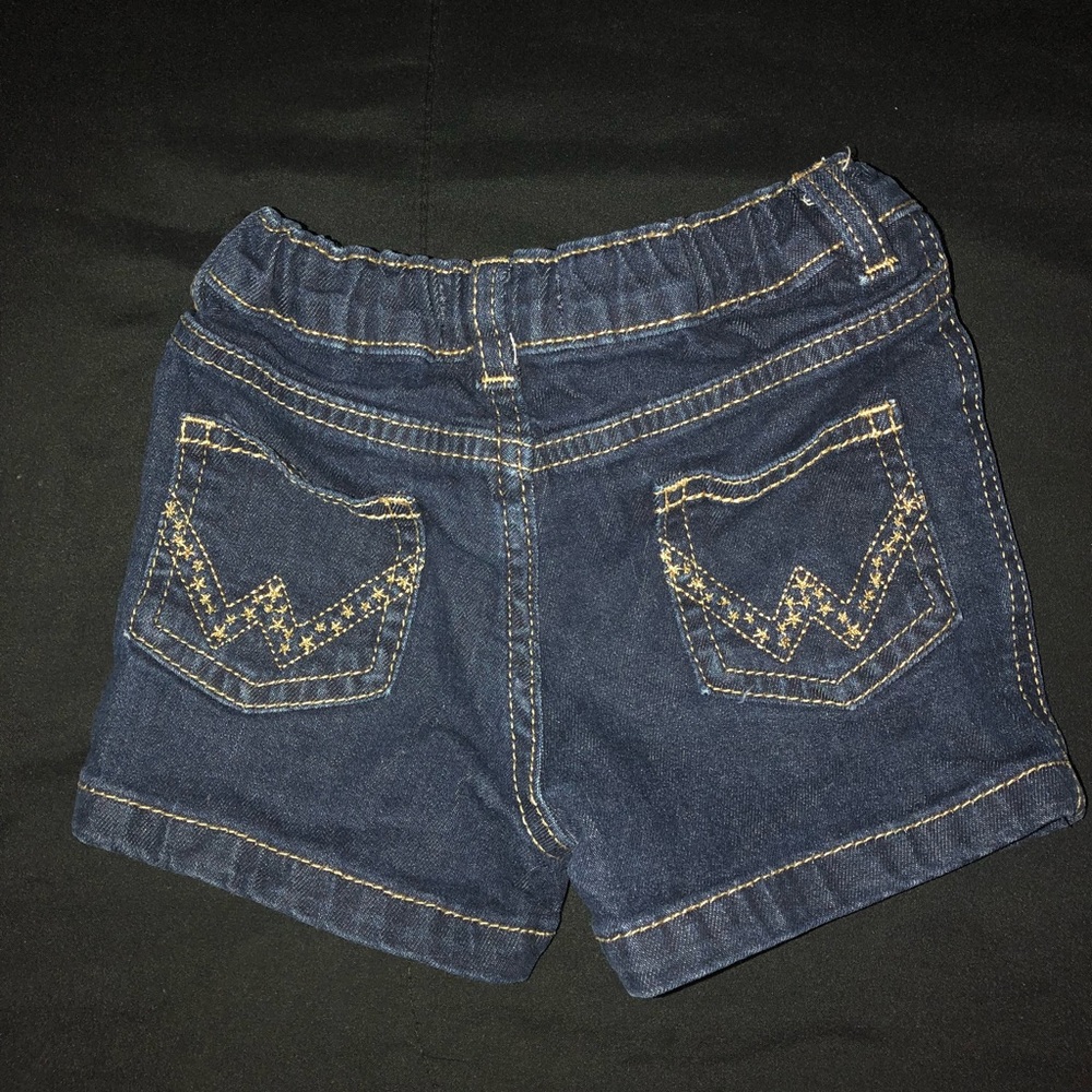 Baby girl Wrangler jean shorts